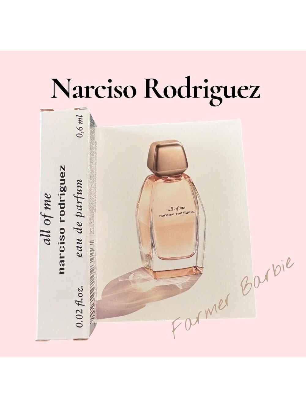 Narciso Rodriguez All of Me EDP Sample Spray 0.6ml Mini NEW